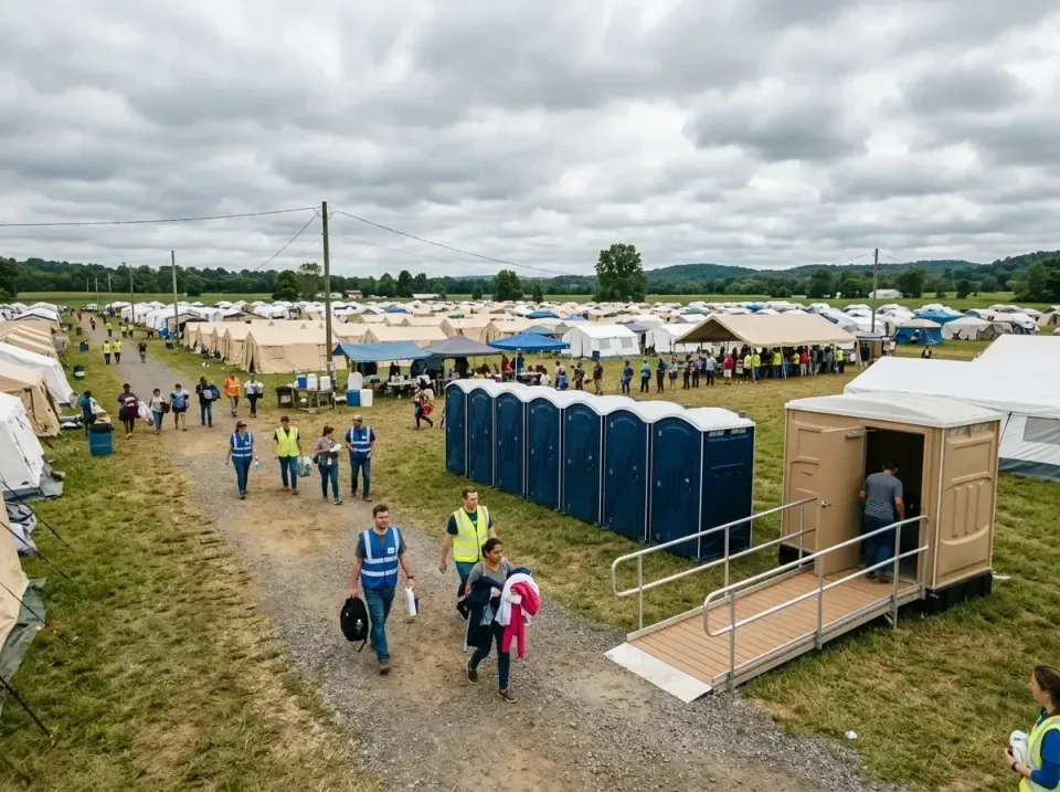 disaster-relief-camp-restrooms-010 — frequently asked questions, Dumpster & Portable Bathrooms Rental in Braidwood, IL